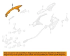 Hyundai Oem 21-25 Elantra Rear Door Lock Hardware-handle, Outside 83661AA000 New. Price: $42.35.