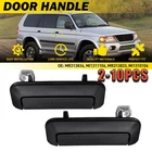 Exterior Door Handle For 97-2004 Mitsubishi Montero Sport Front BLACK2-10X New. Price: $74.24.