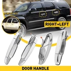 4PC Exterior Door Handles Set Chrome For 07-14 Tahoe Silverado Yukon Escalade Us New. Price: $45.59.