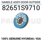 82651S9710 Genuine Hyundai / Kia Handle Assy-door Outside New. Price: $79.70.