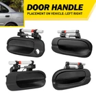 4PCS Exterior Door Handles Set Fits For 2000-2006 Nissan Sentra Front & Rear Eoa New. Price: $43.69.