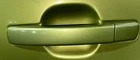 14-19 Kia Soul Outside Door Handle Left Rear Green Used. Price: $72.20.