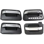 Exterior Door Handles Set Of 4 Front & Rear Driver Passenger Side For F150 Truck New. Price: $115.44.