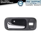 Trq Front Interior Inside Chrome/dark Gray Door Handle Driver Lh For 95-01 Crv New. Price: $20.85.