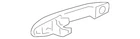 Genuine Gm Handle Outside 25887661 New. Price: $55.44.