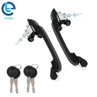 Black Front Outside Door Handles Set Pair For Vw Jetta Golf 1993-98 1999 W/ Keys New. Price: $19.18.