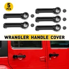 For 2007-2018 Jeep Wrangler Jk 4 Door Handles + Tailgate Cover Trim Black New. Price: $22.79.