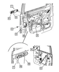 Genuine Mopar Door Exterior Handle Left 5HW79DX8AJ New. Price: $75.55.