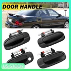 Pack Of 4 Exterior Outer Door Handles Full Set Black For 2000-2006 Nissan Sentra New. Price: $45.99.