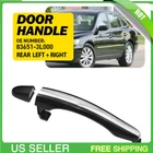 Rear Driver Passenger Side Exterior Door Handle For 2006-2011 Hyundai Azera New. Price: $12.34.