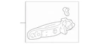 Genuine 69220-53010-B0 Lexus Front Door Outside Handle 2001-2005 IS300 New. Price: $115.90.