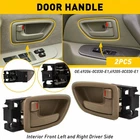 Inside Front/rear Lh Door Handle For 01-07 Sequoia 04-06 Tundra Crew Cab New. Price: $8.54.