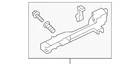 Genuine Honda 2016-2023 Passport Ridgeline Pilot Handle Base 72182-TG7-A71 New. Price: $43.73.