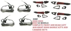 Front & Rear Left Right Door Handle Carrier Kit Set 00-06 Bmw Uro New. Price: $343.33.