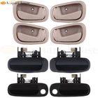 8X Black Exterior Beige Interior Door Handle Fits 1998-2002 Toyota Corolla New. Price: $33.49.