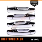 Chrome Outer Exterior Door Handle Front Rear 4PCS Kit For Gmc Chevy Pickup Truck New. Price: $33.39.