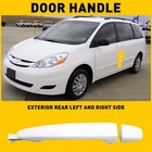 White Exterior Door Handle 04-10 For Toyota Sienna Rear Left Right & 69227-08040 New. Price: $12.34.