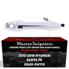 For Hyundai Santa Fe (2013-2018) Chrome Front Left Exterior Door Handle New. Price: $82.49.