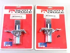 Pair 1967-1968 Ford Mustang 390 Front Fender Emblems C7ZZ-16228-D Scott Drake New. Price: $75.00.
