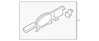 Genuine Mitsubishi Handle Base 5746A003 New. Price: $62.01.