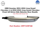 6PF71GW7AE Oem 2021-2024 Jeep Grand Cherokee Front Lh Driver Side Door Handle New. Price: $88.99.