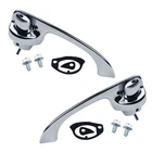 Outer Door Handles Polished Chrome Kit 1970-72 Chevelle Skylark Right Left New. Price: $96.00.