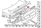 Genuine Bmw 51137134067 - Trim Strip, Trunk Lid/tailgate, Anodized New. Price: $49.99.