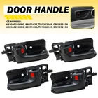 Door Handle Set Of 4 For 2003-2008 Toyota Corolla Front Rear Black Plastic Eoa New. Price: $21.84.