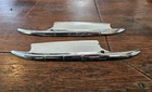 Pair Oe 1955-1956 Chevy 2DR Door Handle Scuff Guards Plates Bel 210 150 Trim Used. Price: $39.00.