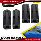 Set Of 4 Black Exterior Door Handles 2015-2020 Ford F-150 Xlt With Keyhole New. Price: $73.14.
