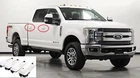 Painted Oxford White Replacement Door Handle Set 17-22 F250 F350 Super New. Price: $169.99.