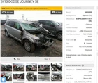 Used Rear Right Exterior Door Handle Fits: 2013 Dodge Journey Assembly. Price: $84.90.