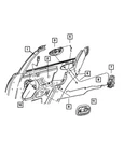 Genuine Mopar Exterior Door Handle Left QA51TZZAF New. Price: $31.17.