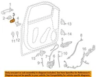 Gm Oem Lock -rear Door-cover Gasket 13578681 New. Price: $8.24.