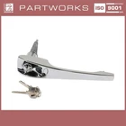 Door Handle For Porsche 911 912 '68-'69 Exterior With Lock Chrome Right Neu. Price: $321.67.