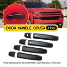 Matte Black Door Handle Covers For 2019 2020 2021-2025 Chevy Silverado 1500 New. Price: $22.79.