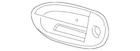 Genuine Ford Mercury 1998-2005 Sable Door Exterior Handle 4F1Z-5422404-ABPTM New. Price: $35.99.