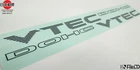 Japan Material Honda Dohc Vtec Side Door Sticker Replacement Decal #B005 New. Price: $60.00.