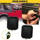 Metal Pair Outside Full Door Handles For 1987 - 2006 Jeep Wrangler Yj New. Price: $8.54.