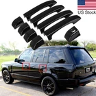 9PCS Glossy Black Door Handle Cover Trim For 2002-12 Land Range Rover Vogue L322 New. Price: $32.29.
