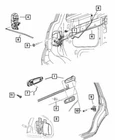 Genuine Mopar 2004-2009 Dodge Durango Exterior Door Handle Rear Left 55362215AA New. Price: $50.21.