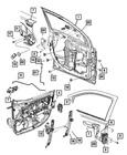 Genuine Mopar Exterior Door Handle Right XU80KBUAG New. Price: $49.85.