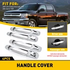 Triple Chrome Door Handle Covers For 2007-2013 Chevy Silverado Tahoe Gmc Sierra New. Price: $22.99.
