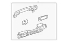 Genuine Nissan Exterior Door Handle 80607-JA63A New. Price: $96.72.