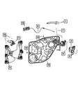 Genuine Mopar Exterior Door Handle Right 1MW30HT6AE New. Price: $30.92.