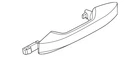 Genuine Nissan Exterior Door Handle 806D1-7LF7A New. Price: $91.51.