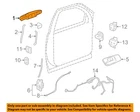 Gm Oem 07-14 Avalanche Front Door Lock Hardware-handle, Outside 84053438 New. Price: $129.79.