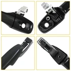 Door Handle Outside Driver Front Left For Exterior Black 2004-2009 Mazda 3 New. Price: $16.14.