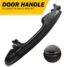Exterior Outer Door Handle Rear Left Side Black For 2014-2019 Toyota Corolla New. Price: $14.24.