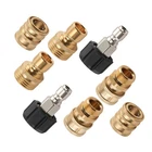 8PC M22 Pressure Washer Adapter Quick Connect Fitting Brass Steel 3/8" New. Price: $32.20.